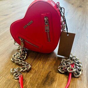 Steve Madden Heart Crossbody Handbag -Pink